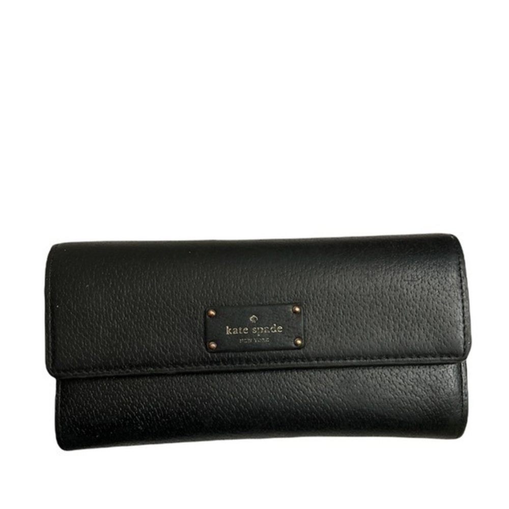 Kate spade black leather wallet